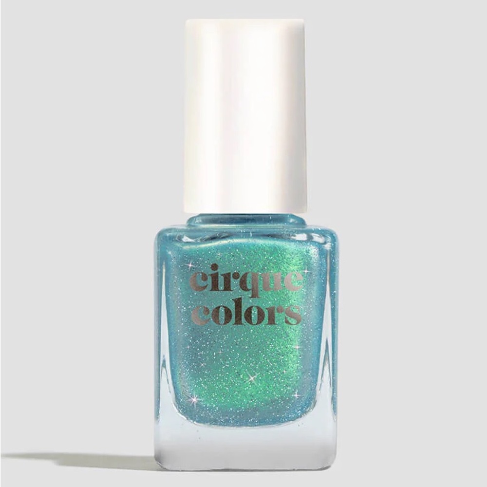 Cirque Colors Wish Come True - Turquoise Shimmer Reflective Glitter Nail Polish